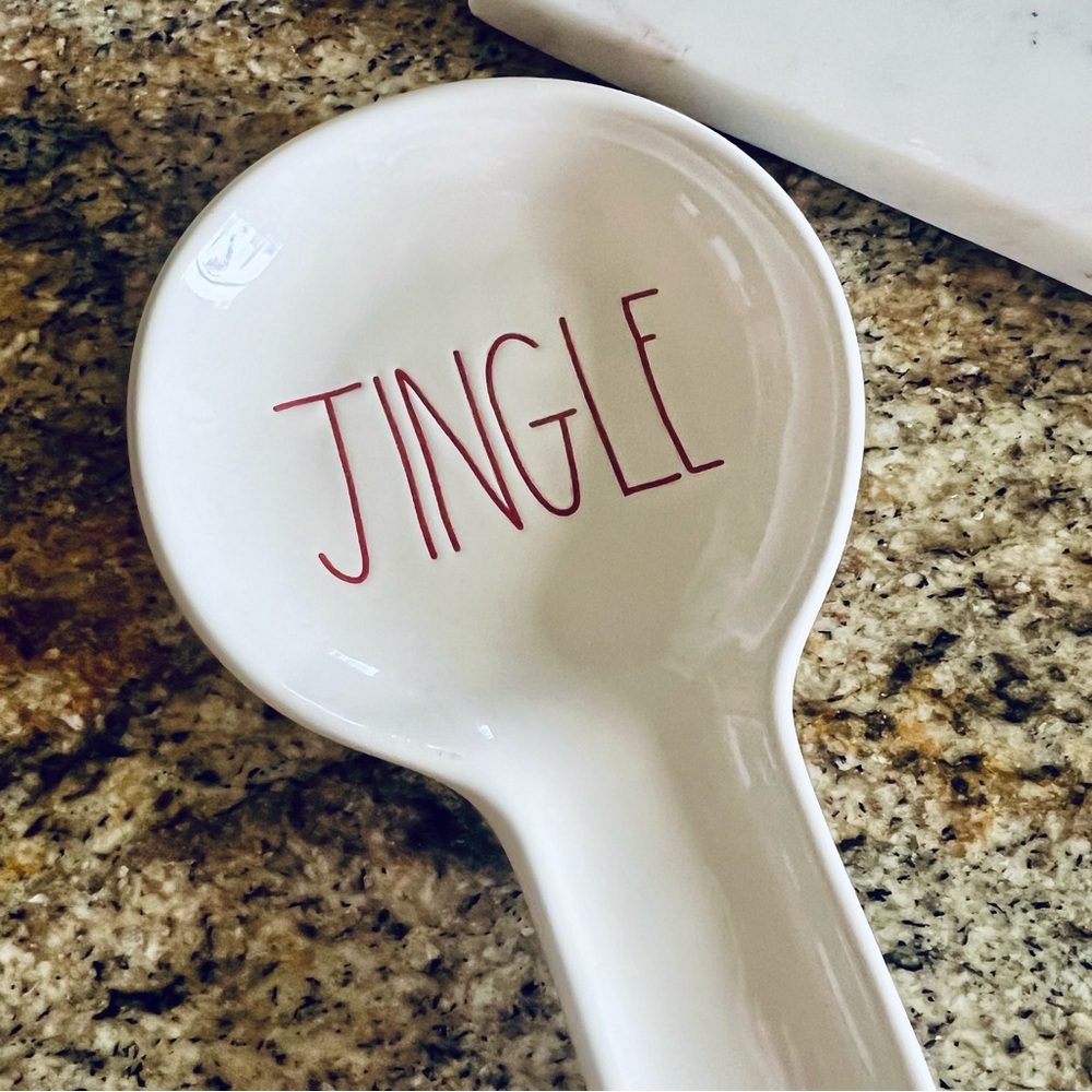 Rae Dunn NWT JINGLE Holiday Christmas Spoon Rest